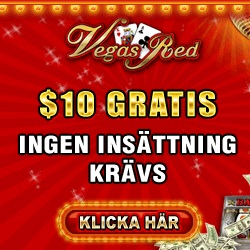 Casino bonus i form av både no deposit bonus och deposit bonus hos VegasRed!