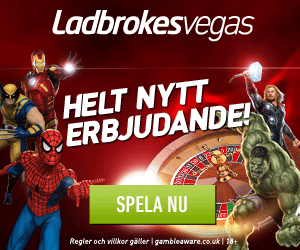 Casino bonus och no deposit bonus hos Ladbrokes Vegas!