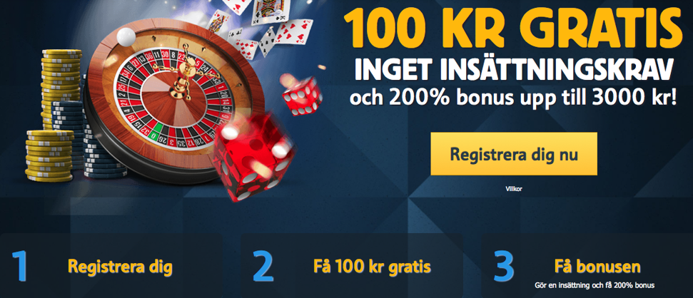 Casino bonus helt gratis hos online casinot Betfair!