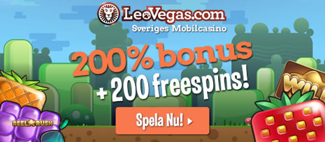 200% bonus hos Leo Vegas!